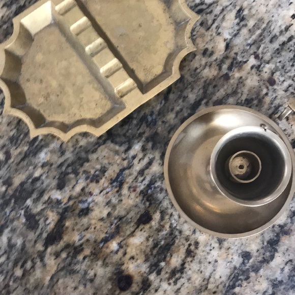 Bundle: Bronze candle holder and cigarettes holder - Picture 3 of 4